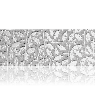 Sterling Silver Leaf Pattern (17" Long) Sheet (Plate) PP-2