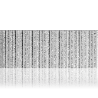 Sterling Silver Striped Pattern (17" Long) Sheet (Plate) PP-4