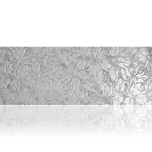 Sterling Silver Floral Pattern (17" Long) Sheet (Plate) PP-5