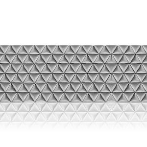 Sterling Silver Triangle Pattern (17" Long) Sheet (Plate) PP-6