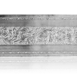 Sterling Silver Floral Pattern (17" Long) Sheet (Plate) PP-9