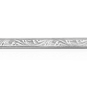 Sterling Silver Wavy Pattern (17" Long) Square Soft Wire WPSQ4