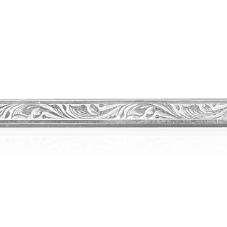 Sterling Silver Wavy Pattern (17" Long) Square Soft Wire WPSQ4