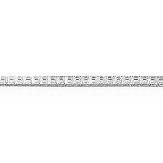 Sterling Silver Scale Pattern (17" Long) Square Soft Wire WPSQ6
