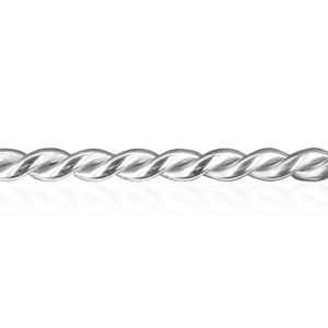 Sterling Silver (17" Long) Twist Soft Wire WPDTW5