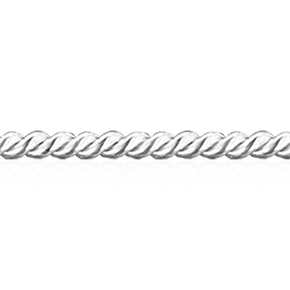 Sterling Silver (17" Long) Twist Soft Wire WPDTW6