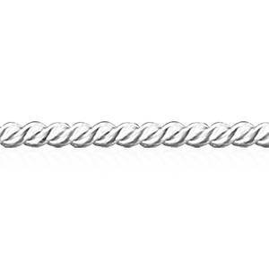 Sterling Silver (17" Long) Twist Soft Wire WPDTW6