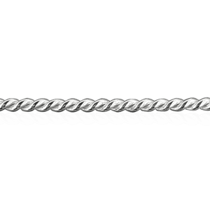 Sterling Silver (17" Long) Twist Soft Wire WPDTW7