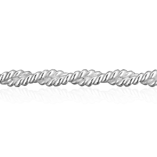 Sterling Silver Double Twist Pattern (17" Long) Twist Soft Wire WPDTW8