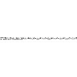 Sterling Silver (17" Long) Twist Soft Wire WPTW5