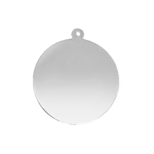 Load image into Gallery viewer, Sterling Silver Round Disc With Loop (.030&quot; thickness)
