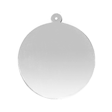 Load image into Gallery viewer, Sterling Silver Round Disc With Loop (.030&quot; thickness)
