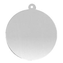 Load image into Gallery viewer, Sterling Silver Round Disc With Loop (.030&quot; thickness)
