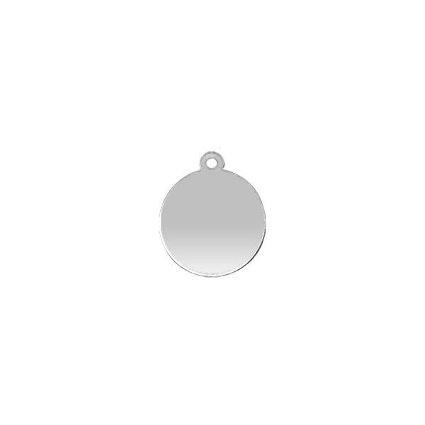 Sterling Silver Round Disc With Loop (.030" thickness)