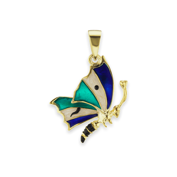 Side View Butterfly Charm (29 x 21mm)