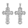 ITI NYC Ornate Crucifix Pendant in Sterling Silver