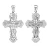 ITI NYC Ornate Crucifix Pendant in Sterling Silver