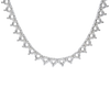 3 Prong Round Tennis Necklace Mounting in 14K Gold (.10 ct / 3.0 mm)