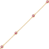 Bulk / Spooled Diamond by the Yard Cable Chain in 14K Yellow Gold (Diamond Bezel: Every 1.5")