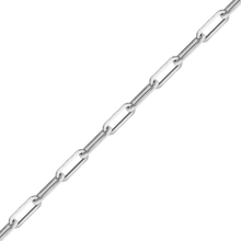 Load image into Gallery viewer, Bulk / Spooled Trace Elongated Cable Chain in Sterling Silver (2.50 mm - 7.80 mm)
