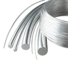 18K White Round Wire