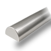 14K White Domed Soft Wire