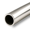 14K White Round Hard Tubing