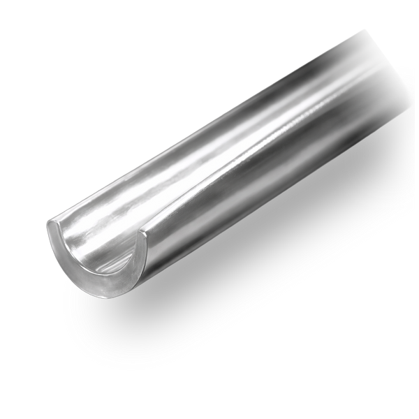 18K White Channel Soft Wire