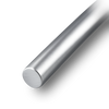 18K White Round Wire