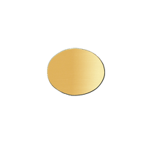 Load image into Gallery viewer, 14K Yellow Gold Oval Disc (.025&quot; thickness)
