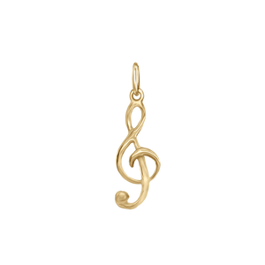 Musical Note Charm (27 x 9mm)