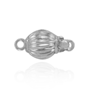 ITI NYC Corrugated Bead Pearl Clasps (6 mm-11 mm)