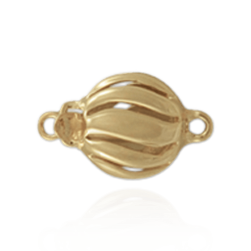 ITI NYC Bead Pearl Clasp with Swirl Design (13 mm)