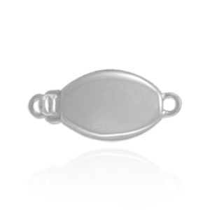 ITI NYC Oval Bead Pearl Clasp (15.5 mm)
