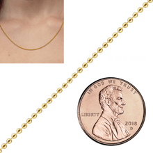 Load image into Gallery viewer, Special Order Only: Bulk / Spooled Round Bead Chain in Gold

