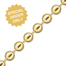 Load image into Gallery viewer, Special Order Only: Bulk / Spooled Round Bead Chain in Gold
