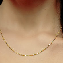Load image into Gallery viewer, Broadway Bead Chain Necklace in 14K Yellow Gold
