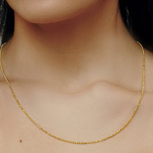 Load image into Gallery viewer, Broadway Bead Chain Necklace in 14K Yellow Gold
