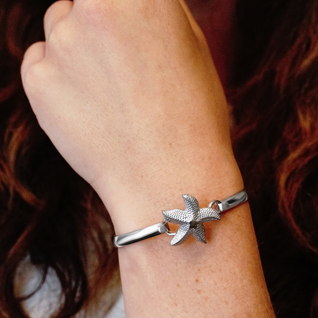Starfish Bracelet Top in Sterling Silver (26 x 23mm)
