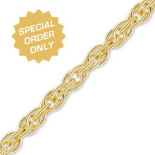 Load image into Gallery viewer, Special Order Only: Bulk / Spooled Classic Machine Rope Chain in Gold
