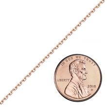 Load image into Gallery viewer, Special Order Only: Bulk / Spooled Diamond Cut Round Cable Chain in Gold
