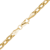 Flat Christopher St. Cable Anklet in 14K Yellow Gold