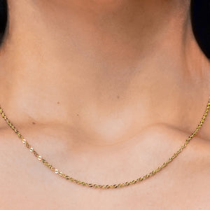 Columbus Ave. Cable Chain Necklace in 14K Yellow Gold