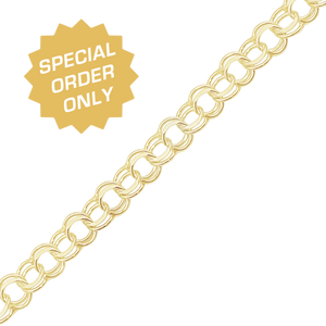 Special Order Only: Bulk / Spooled Charm "Bracelet" Chain in Gold