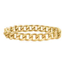 Load image into Gallery viewer, Bowery Curb Chain Ring in Gold Filled
