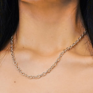 Clinton St. Cable Chain Necklace in Sterling Silver