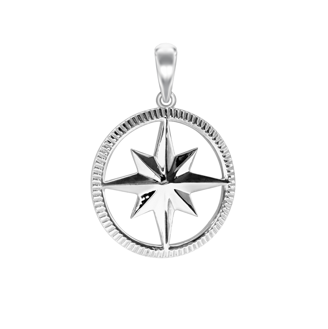 8 Pointed Star Charm (29 x 17mm)