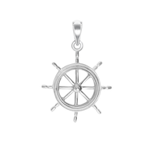 Load image into Gallery viewer, Shipwheel Charm (35 x 24mm)

