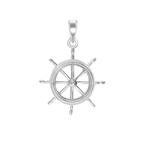 Shipwheel Charm (35 x 24mm)