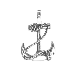 Anchor with Rope Charm (35 x 24mm)